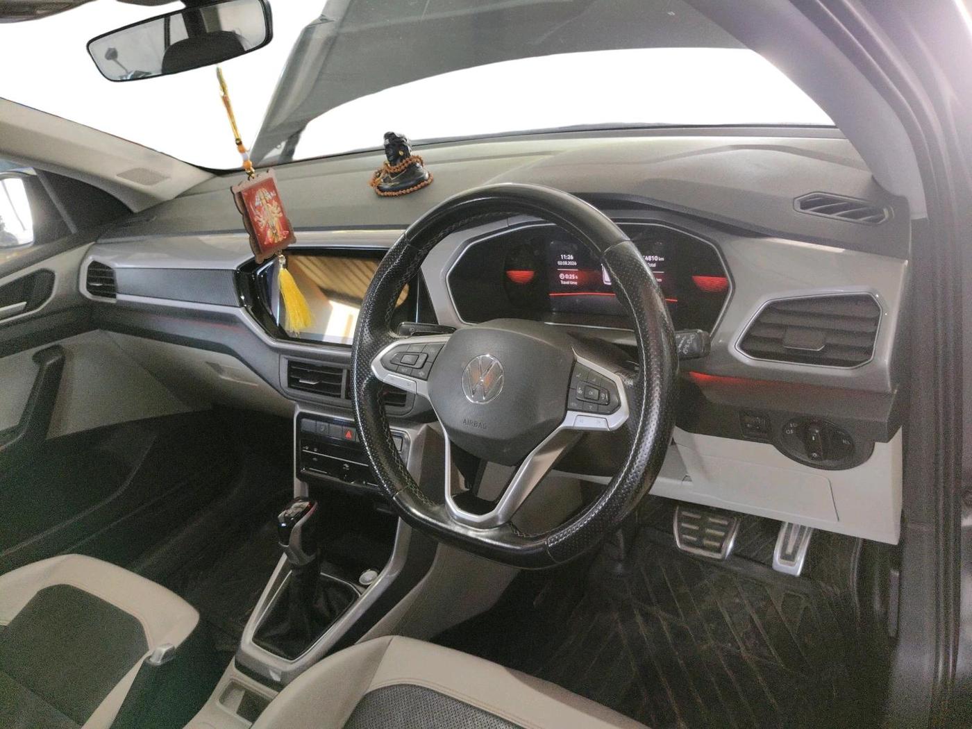 2023 Volkswagen TAIGUN GT PLUS 1.5 TSI DSG, Petrol, Automatic, 1,54,810 km, interior