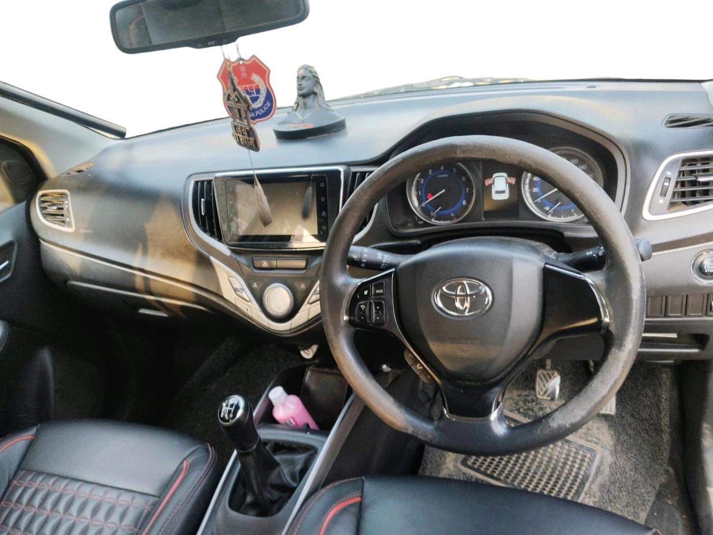 2021 Toyota Glanza G, Petrol, Manual, 1,00,695 km, interior
