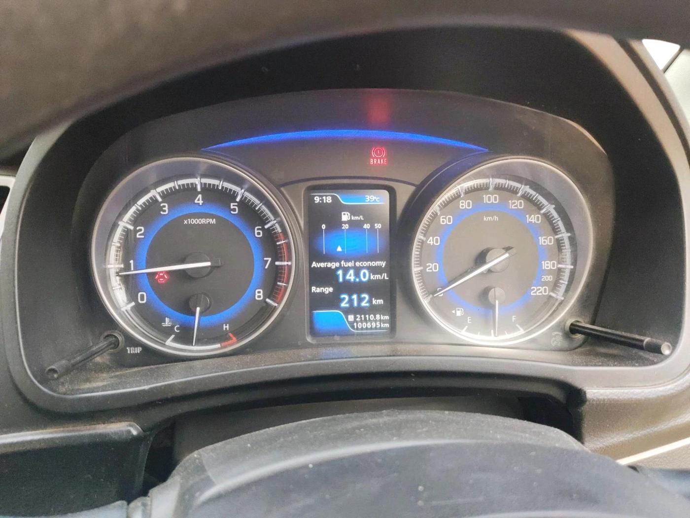 2021 Toyota Glanza G, Petrol, Manual, 1,00,695 km, interior
