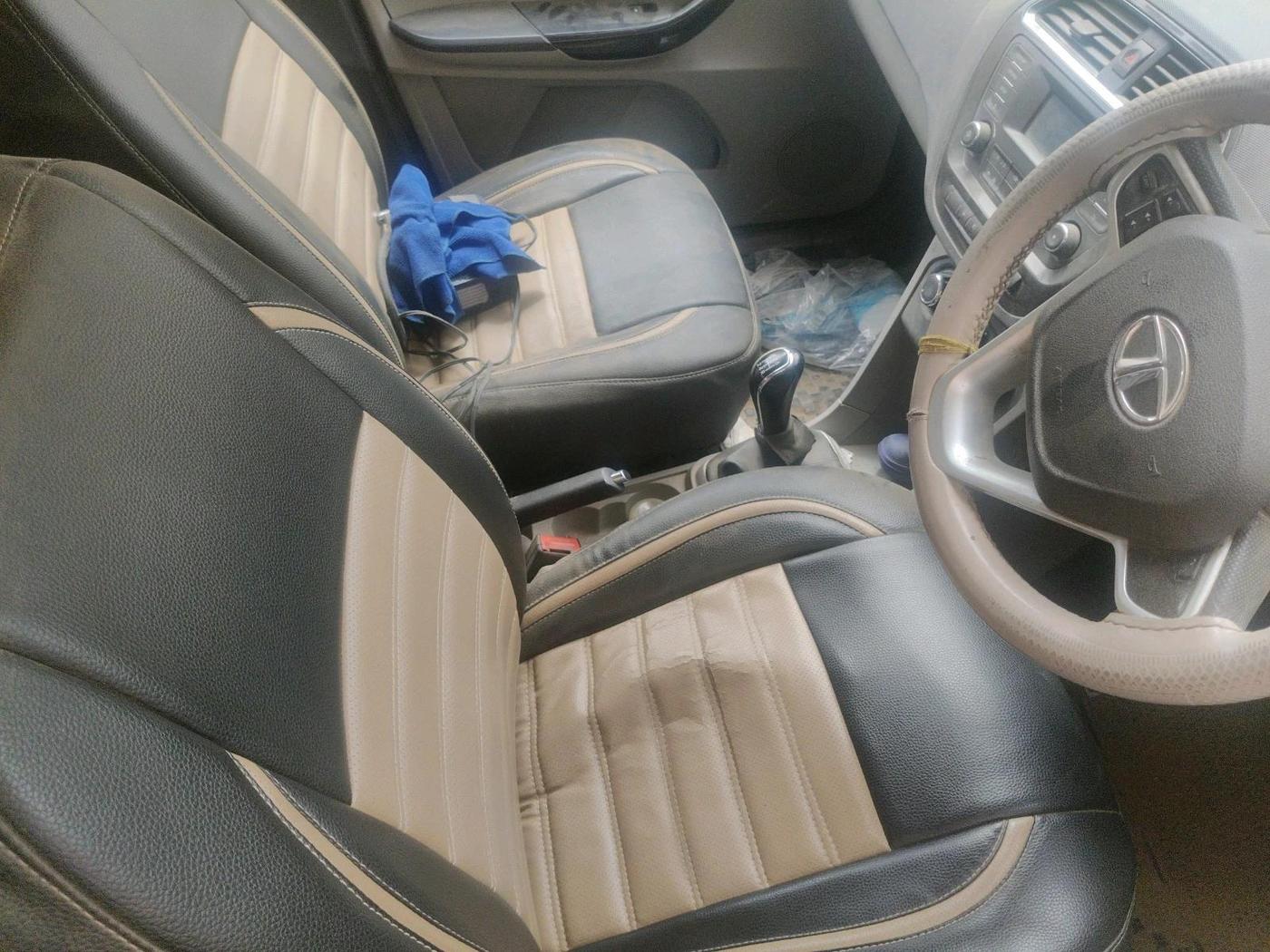 2017 Tata Tiago XZ PETROL, CNG, Manual, 2,20,729 km, interior