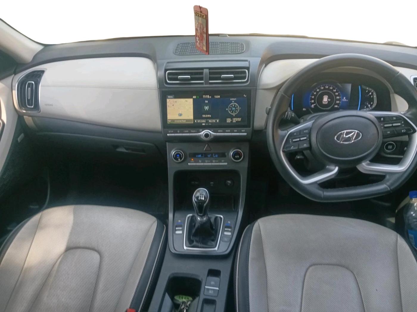 2021 Hyundai Creta SX (O) 1.5 DIESEL, Diesel, Manual, 1,09,701 km, interior