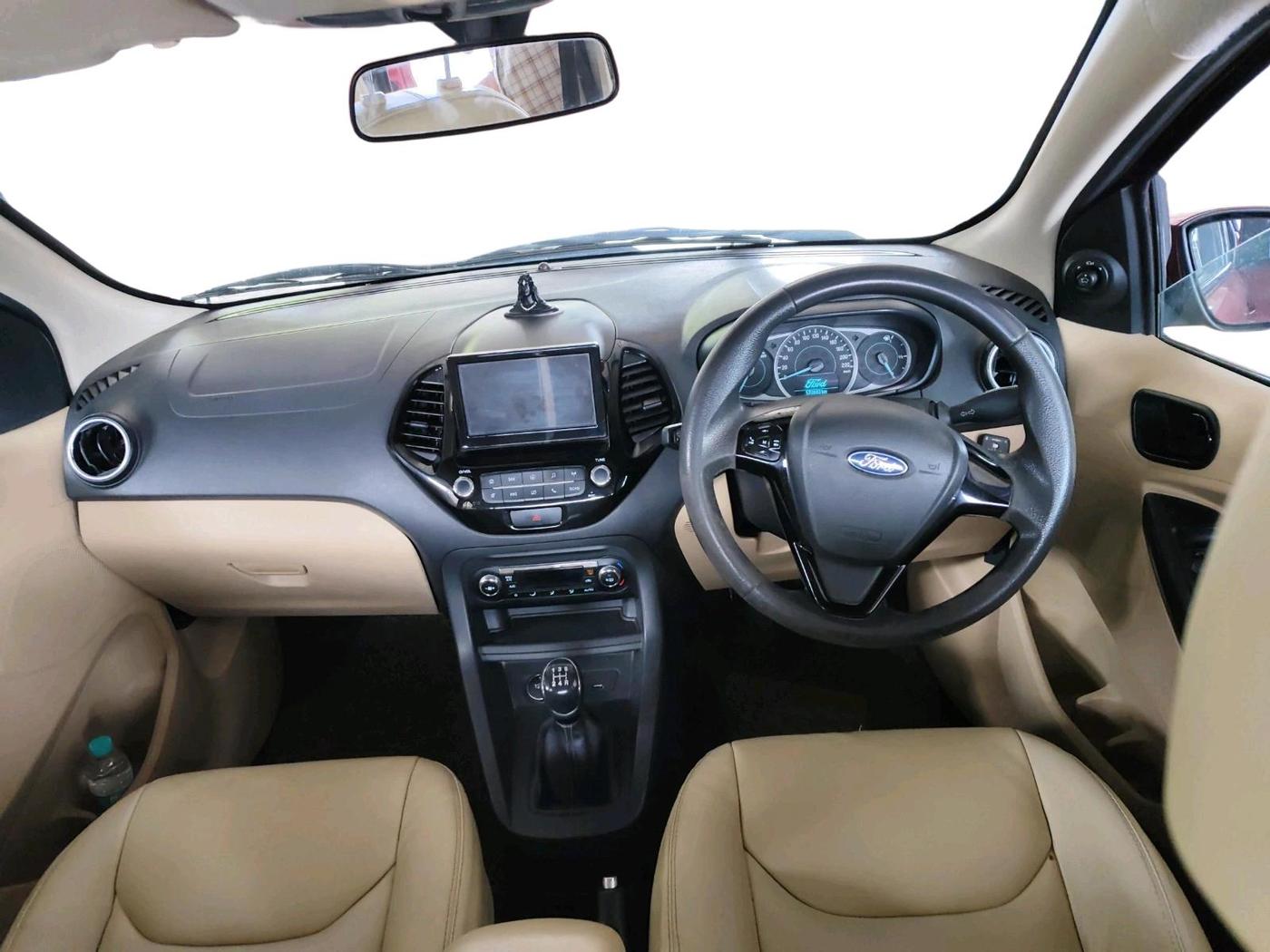 2019 Ford Figo Aspire TITANIUM 1.2 PETROL, CNG, Manual, 1,20,003 km, interior