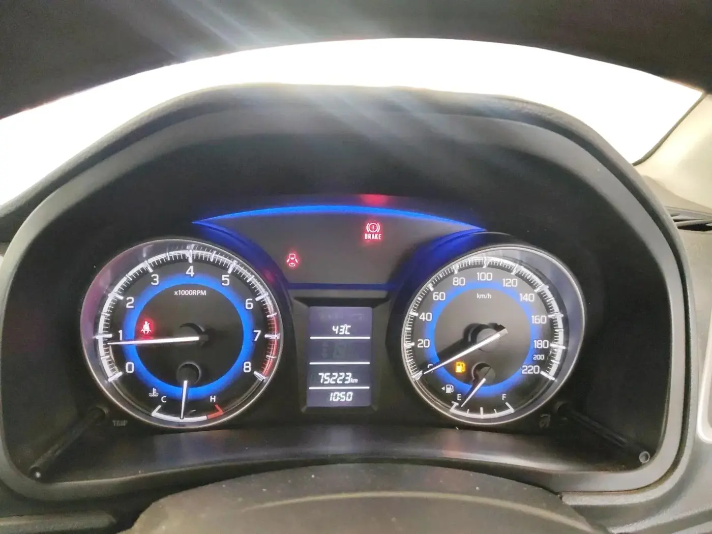 2018 Maruti Baleno DELTA PETROL 1.2, Petrol, Manual, 75,223 km, interior