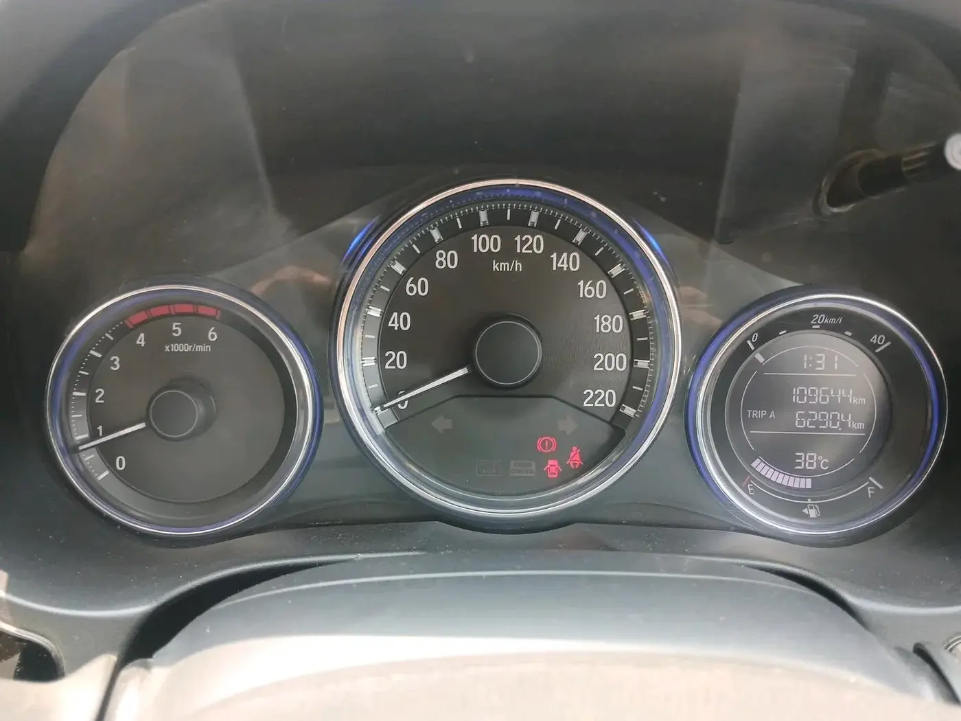 2015 Honda City 1.5L I-DTEC SV, Diesel, Manual, 1,09,644 km, interior