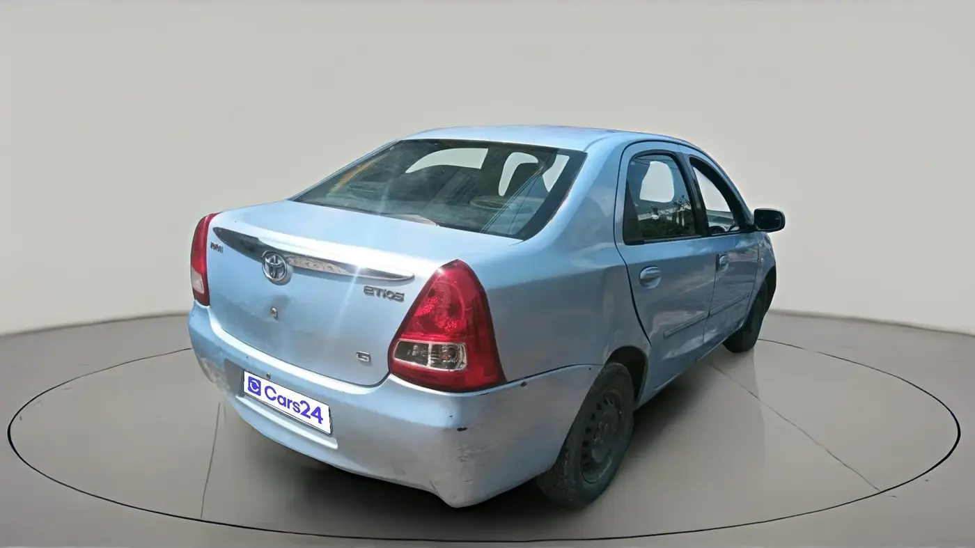 2011 Toyota Etios G, Petrol, Manual, 85,221 km, exterior