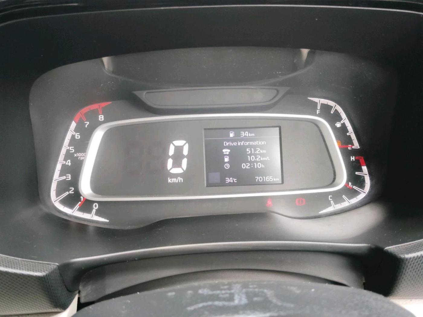 2021 KIA SONET HTX 1.0 IMT, Petrol, Manual, 70,165 km, interior