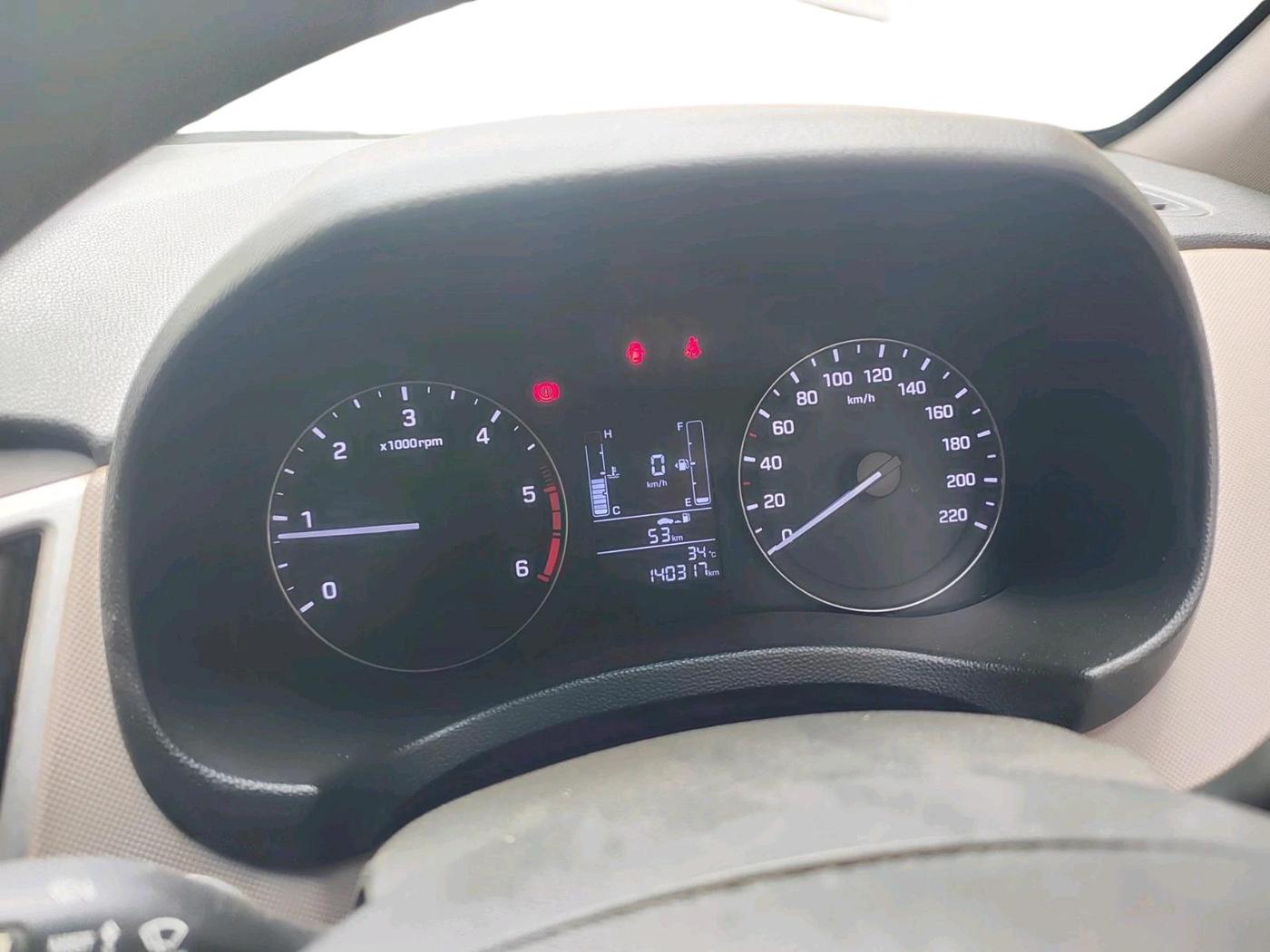 2018 Hyundai Creta SX 1.6 DIESEL, Diesel, Manual, 1,40,318 km, interior