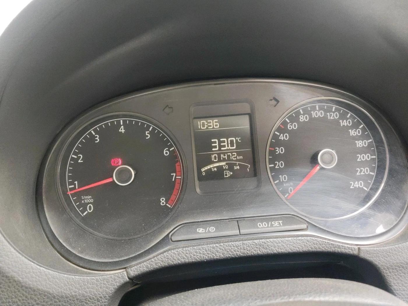 2018 Volkswagen Polo TRENDLINE 1.2L PETROL, Petrol, Manual, 1,01,472 km, interior