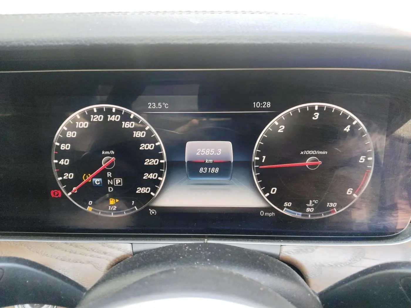 2019 Mercedes Benz E Class EXCLUSIVE 220 D, Diesel, Automatic, 83,188 km, interior