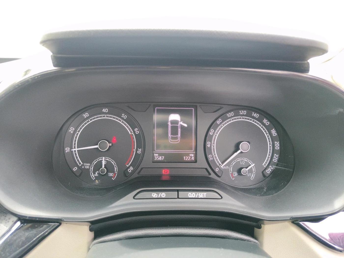 2026 Skoda SLAVIA Sportline 1.0L TSI AT, Petrol, Automatic, 3,587 km, interior