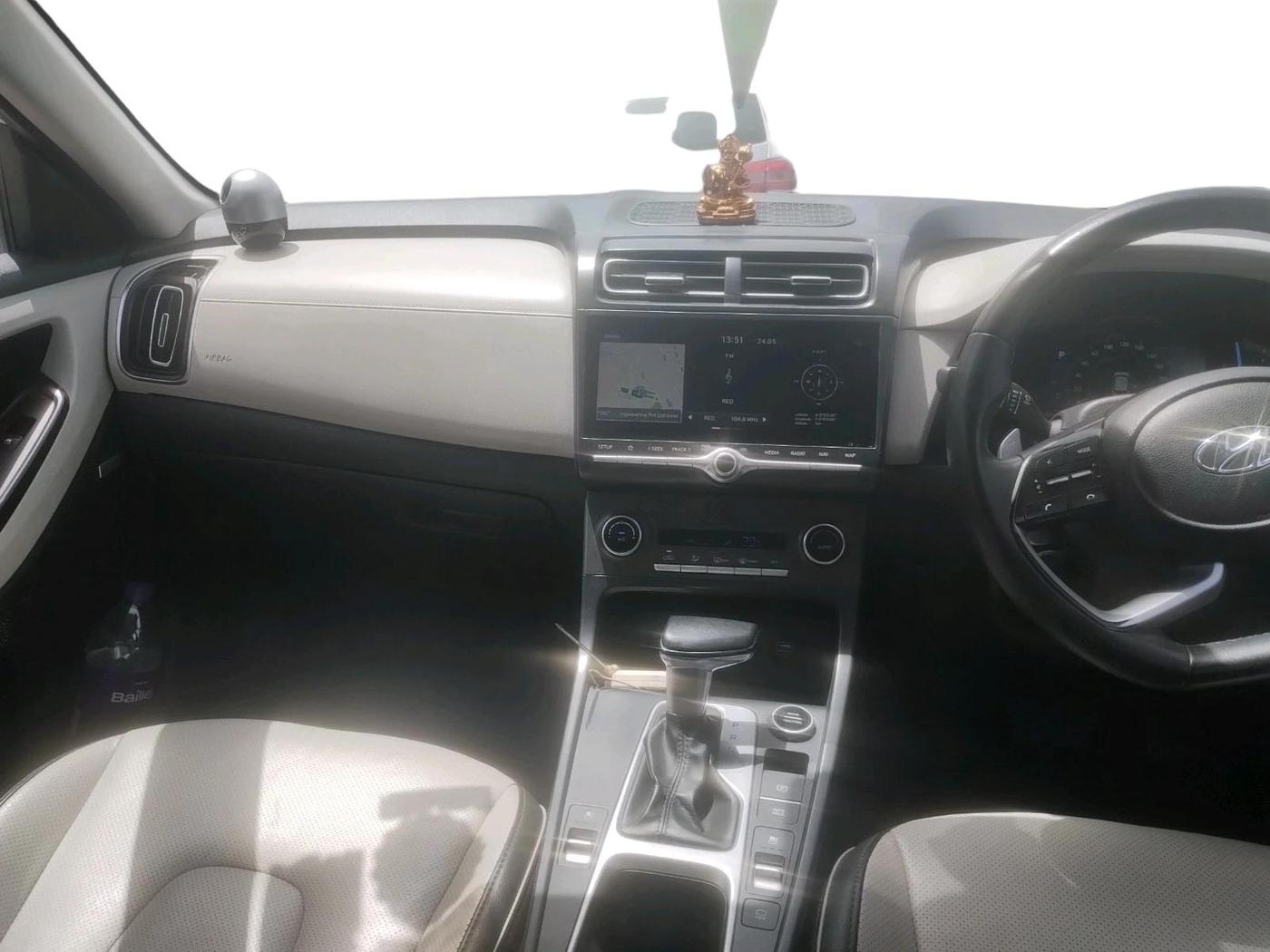 2021 Hyundai Creta SX (O) IVT 1.5 PETROL, Petrol, Automatic, 1,28,449 km, interior