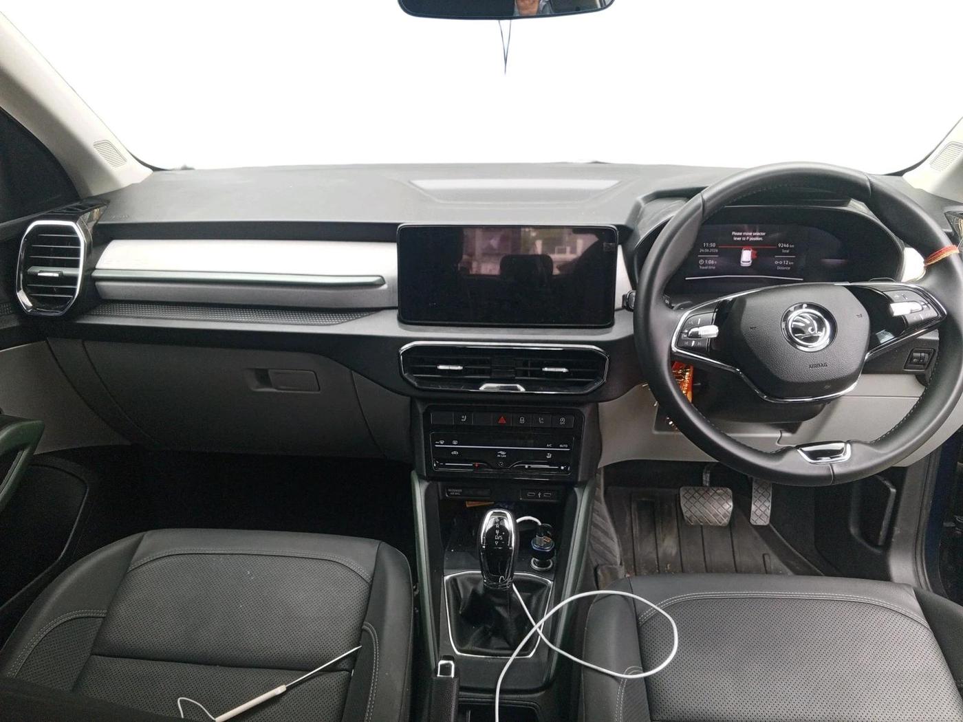 2026 Skoda Kylaq Prestige AT, Petrol, Automatic, 9,246 km, interior