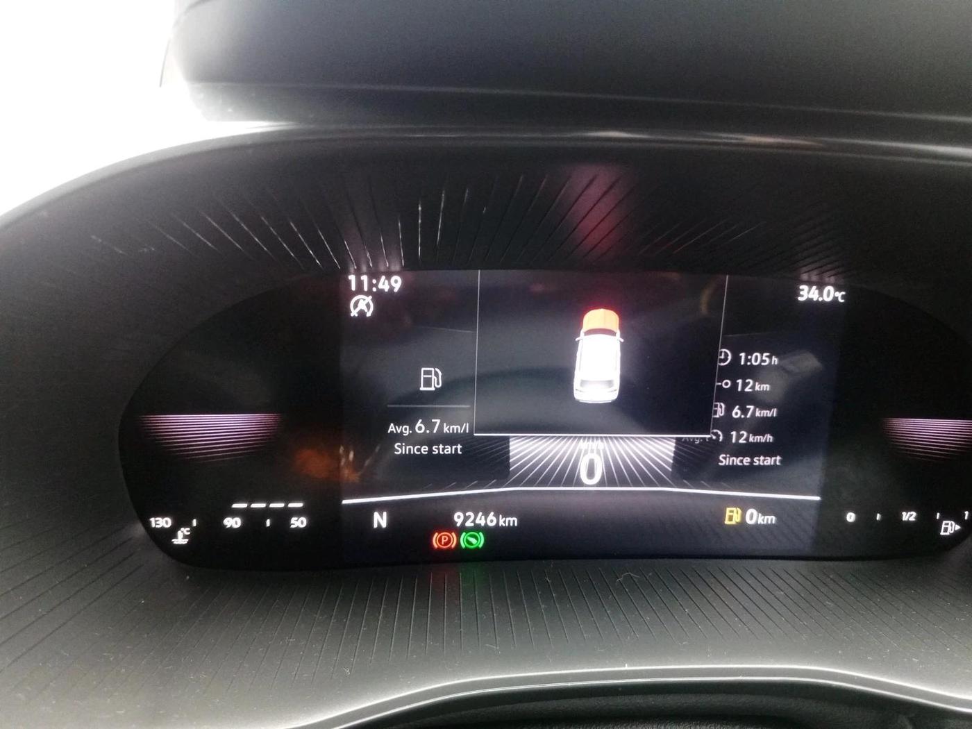 2026 Skoda Kylaq Prestige AT, Petrol, Automatic, 9,246 km, interior