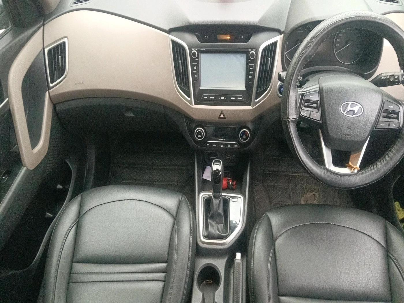 2017 Hyundai Creta SX PLUS AT 1.6 PETROL, Petrol, Automatic, 42,673 km, interior
