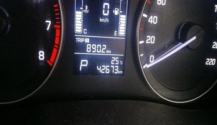 2017 Hyundai Creta SX PLUS AT 1.6 PETROL, Petrol, Automatic, 42,673 km, interior