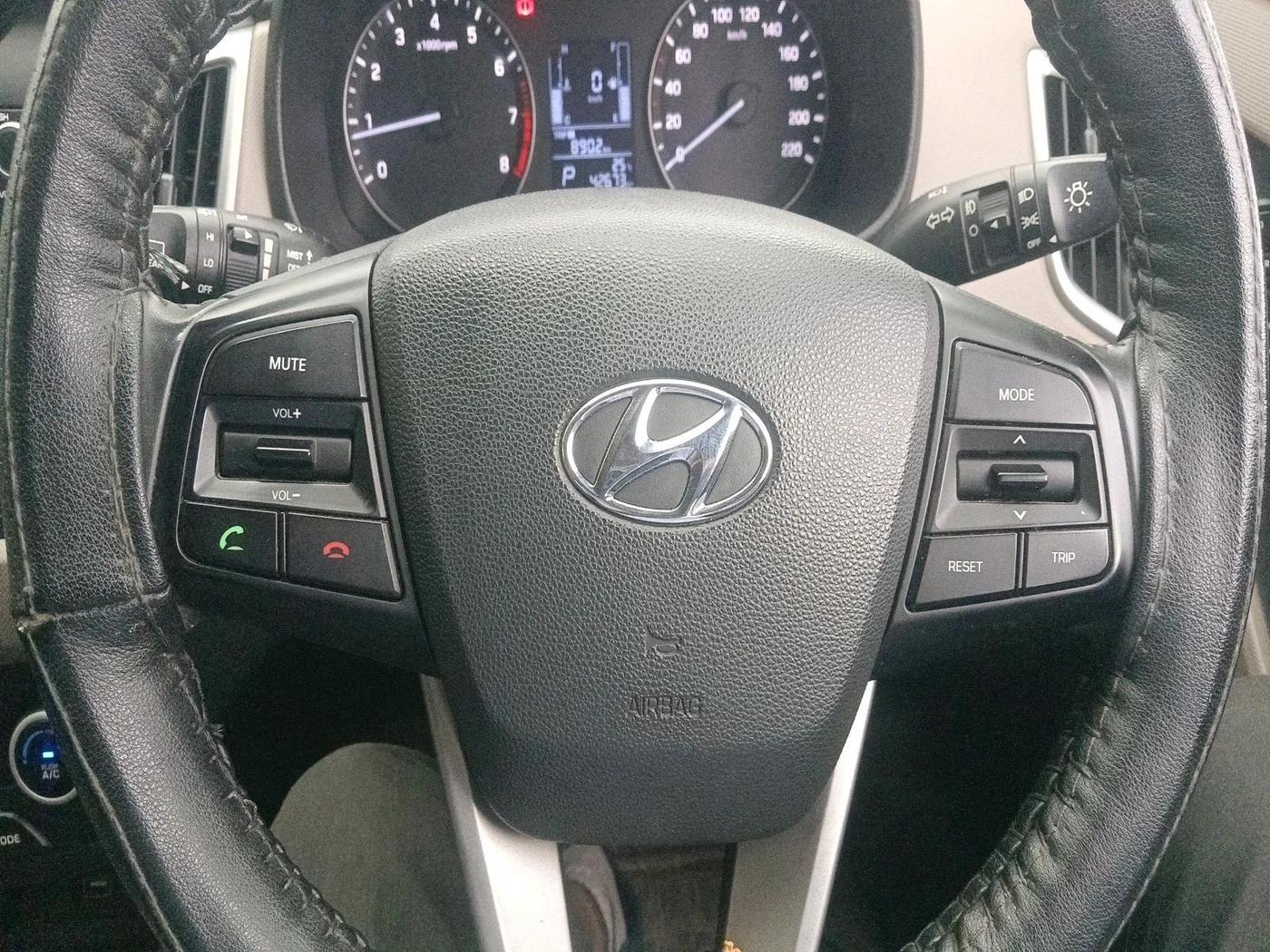 2017 Hyundai Creta SX PLUS AT 1.6 PETROL, Petrol, Automatic, 42,673 km, interior