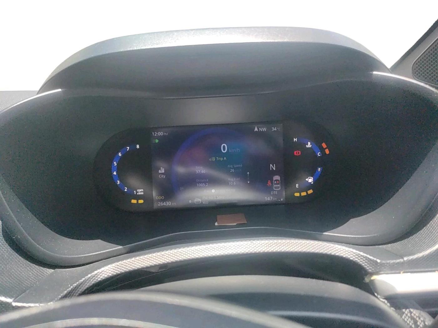 2024 Tata NEXON Creative Plus S 1.2 Revotron 6AMT Dark Edition, Petrol, Automatic, 26,430 km, interior