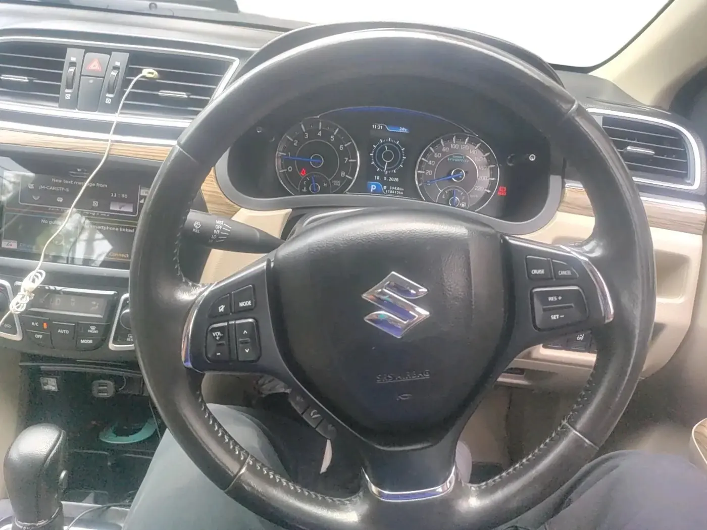 2018 Maruti Ciaz ALPHA  AT 1.5 SHVS PETROL, Petrol, Automatic, 1,10,415 km, interior