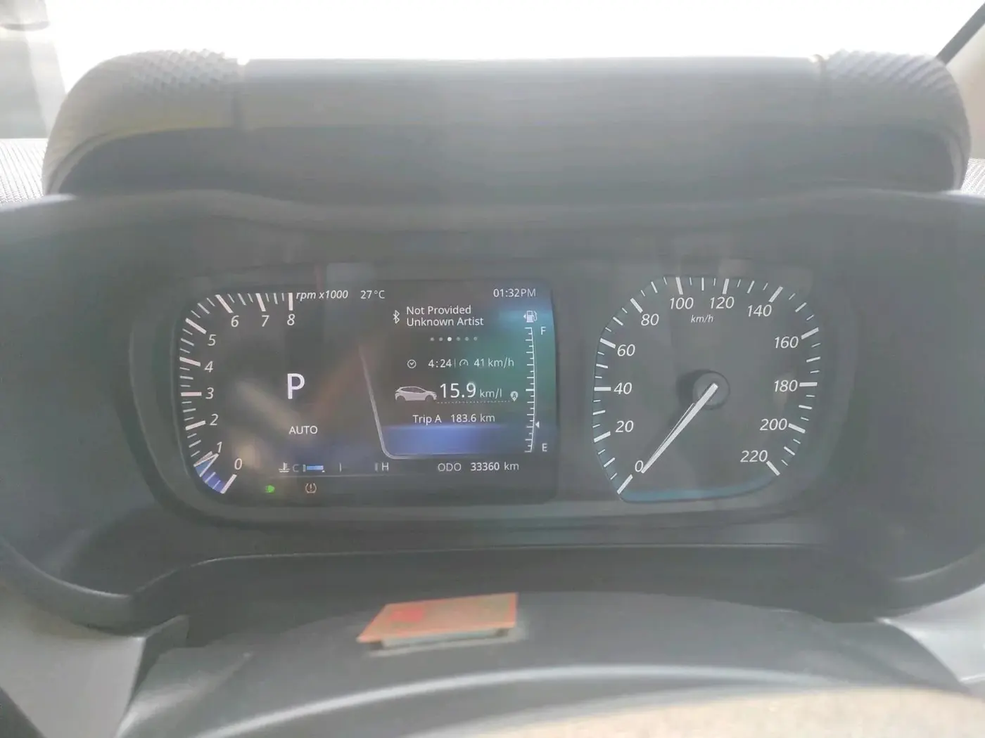 2023 Tata ALTROZ XZA, Petrol, Automatic, 33,360 km, interior