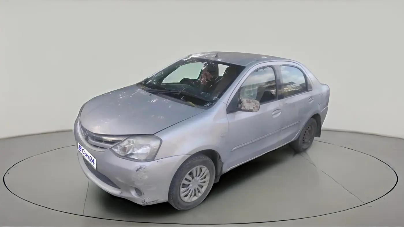 2012 Toyota Etios G, Petrol, Manual, 50,656 km, exterior