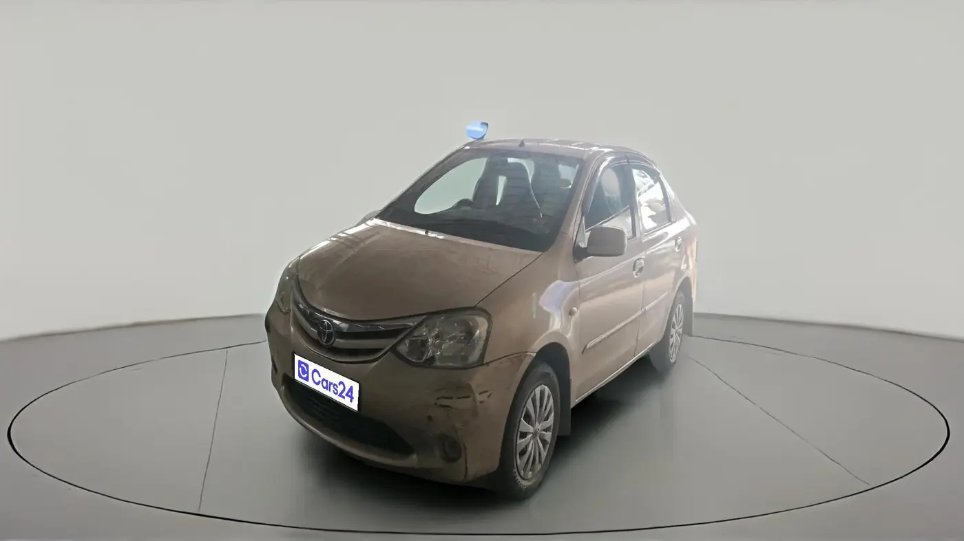 2011 Toyota Etios G, Petrol, Manual, 50,203 km, exterior