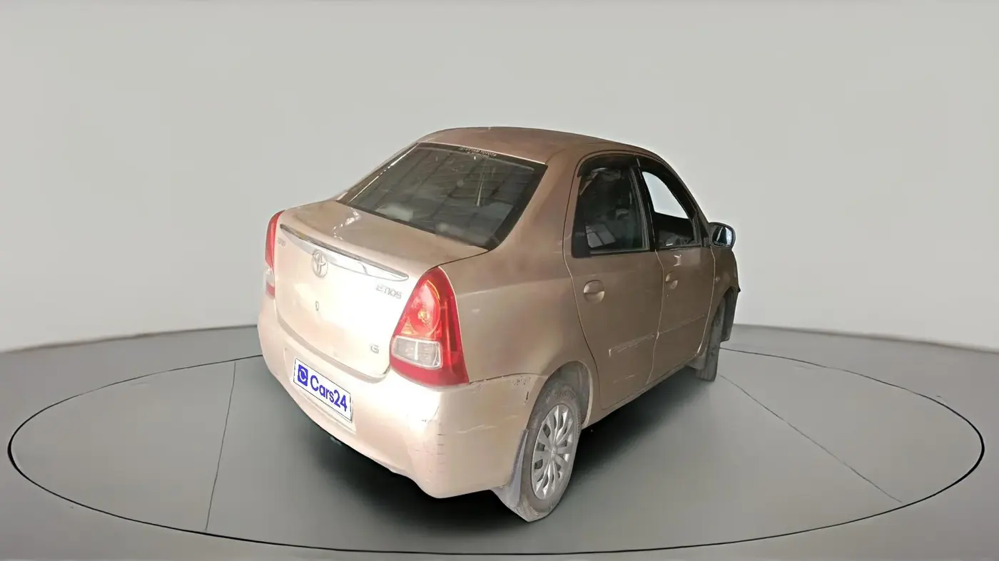 2011 Toyota Etios G, Petrol, Manual, 50,203 km, exterior