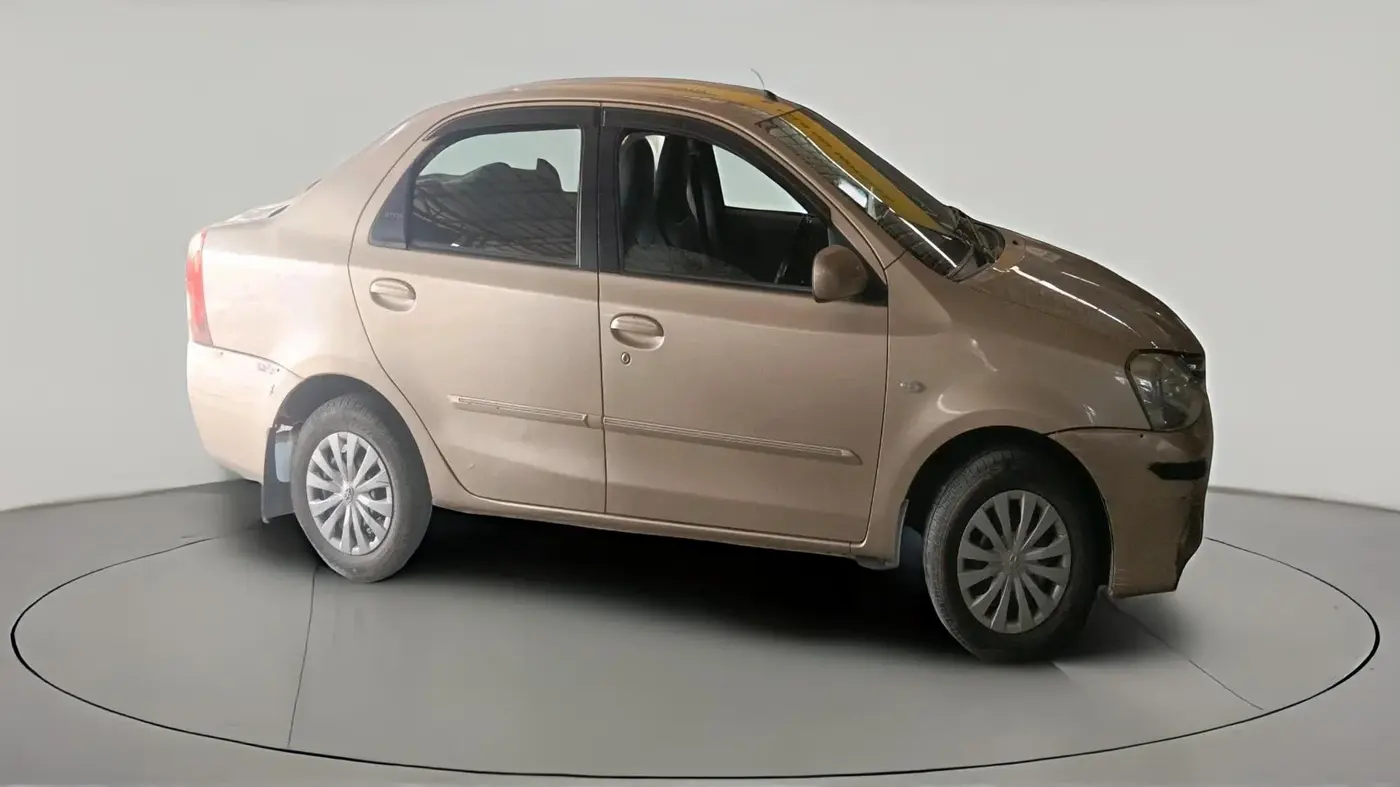 2011 Toyota Etios G, Petrol, Manual, 50,203 km, exterior