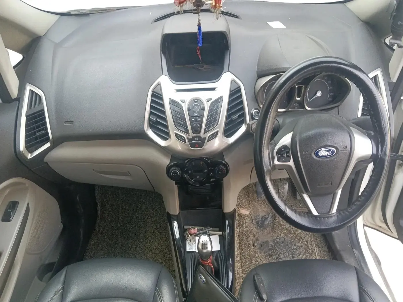 2017 Ford Ecosport TITANIUM 1.5L DIESEL, Diesel, Manual, 1,27,843 km, interior