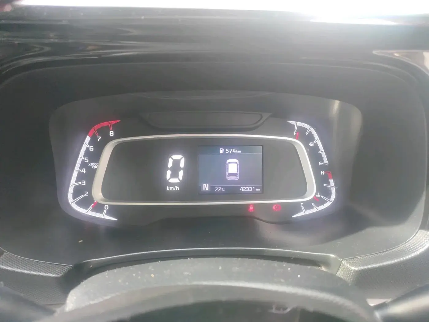 2020 KIA SONET HTX 1.0 IMT, Petrol, Manual, 42,331 km, interior