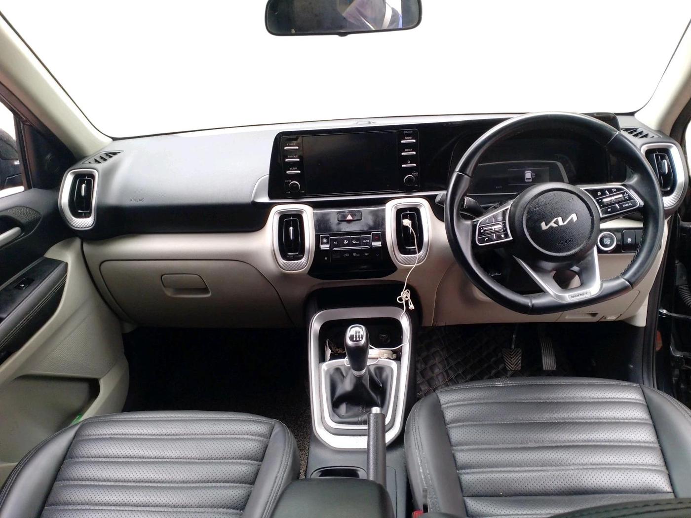 2022 KIA SONET HTX 1.0 IMT, Petrol, Manual, 42,634 km, interior