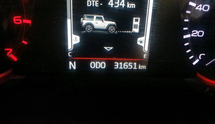 2023 Mahindra Thar LX D HT 2WD MT, Diesel, Manual, 31,651 km, interior