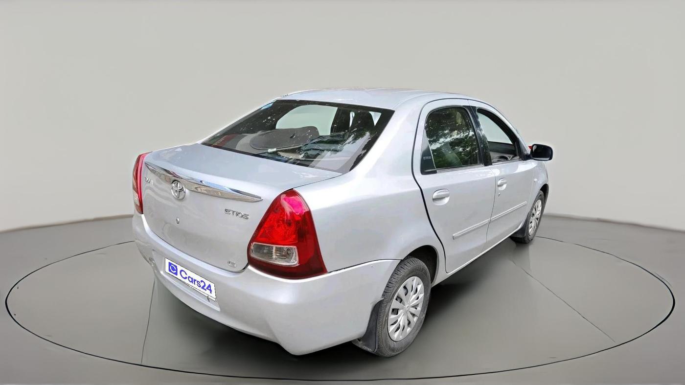 2011 Toyota Etios G, CNG, Manual, 1,64,812 km, exterior