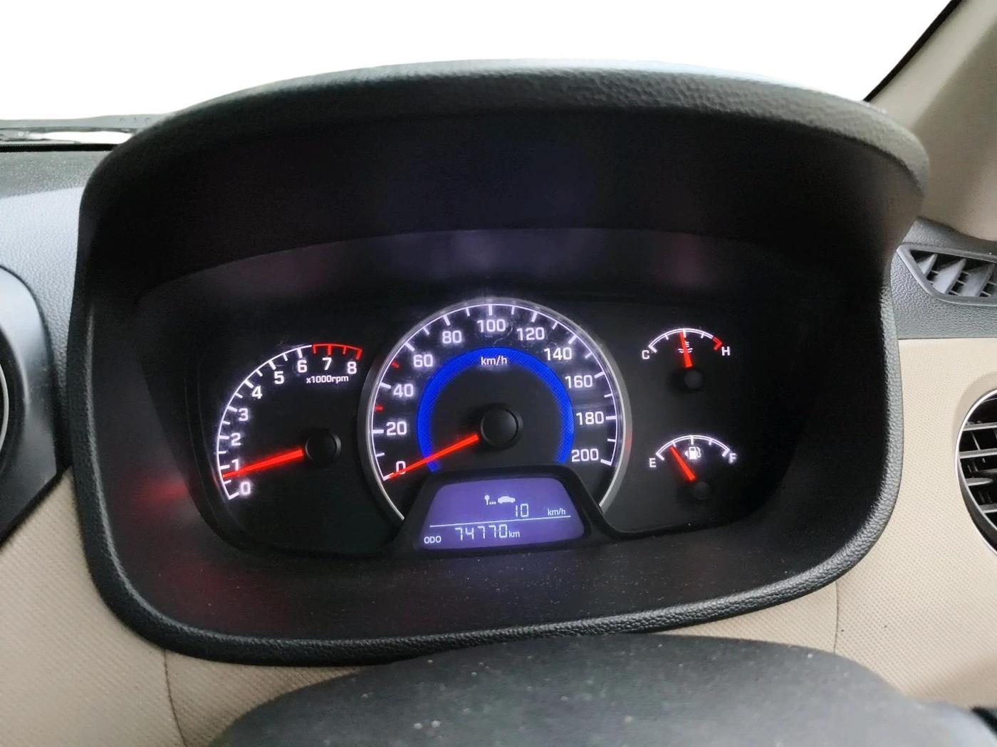 2017 Hyundai Grand i10 MAGNA 1.2 KAPPA VTVT, Petrol, Manual, 74,770 km, interior