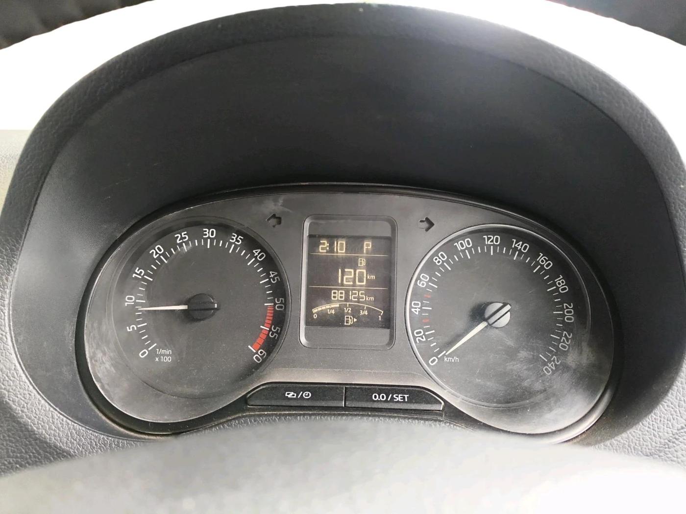 2017 Skoda Rapid STYLE 1.5 TDI AT, Diesel, Automatic, 88,125 km, interior