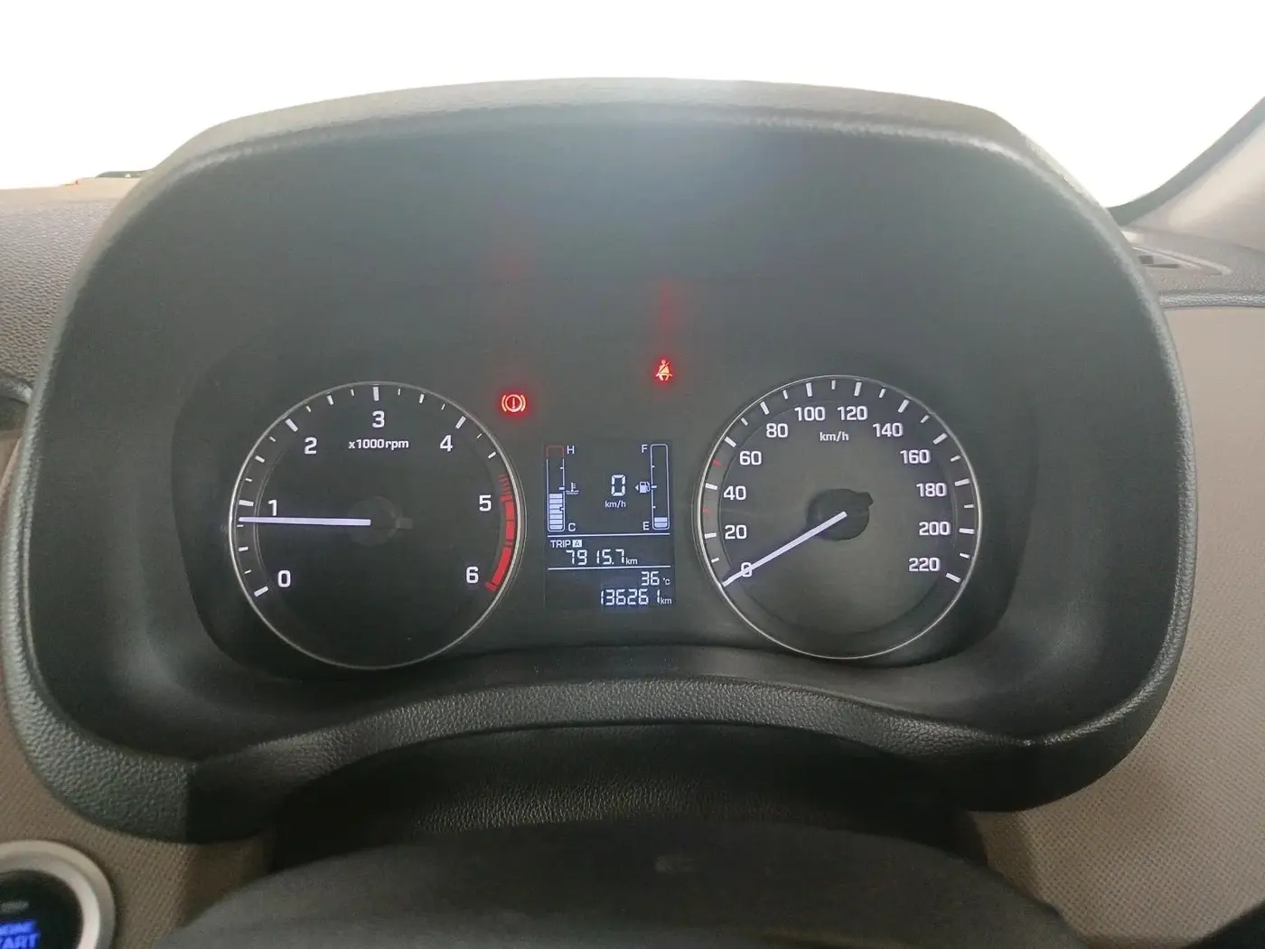 2017 Hyundai Creta SX PLUS 1.6 DIESEL, Diesel, Manual, 1,36,261 km, interior