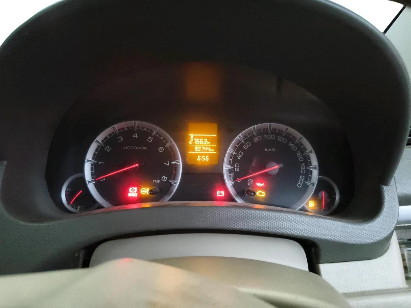 2014 Maruti Ertiga VXI, CNG, Manual, 90,744 km, interior