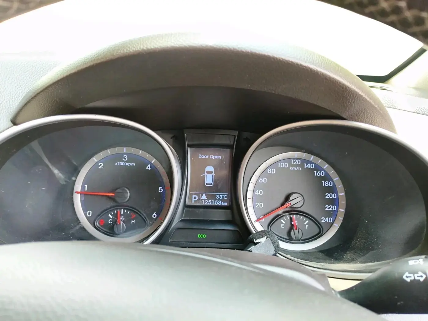 2015 Hyundai Santa Fe 2 WD AT, Diesel, Automatic, 1,25,153 km, interior