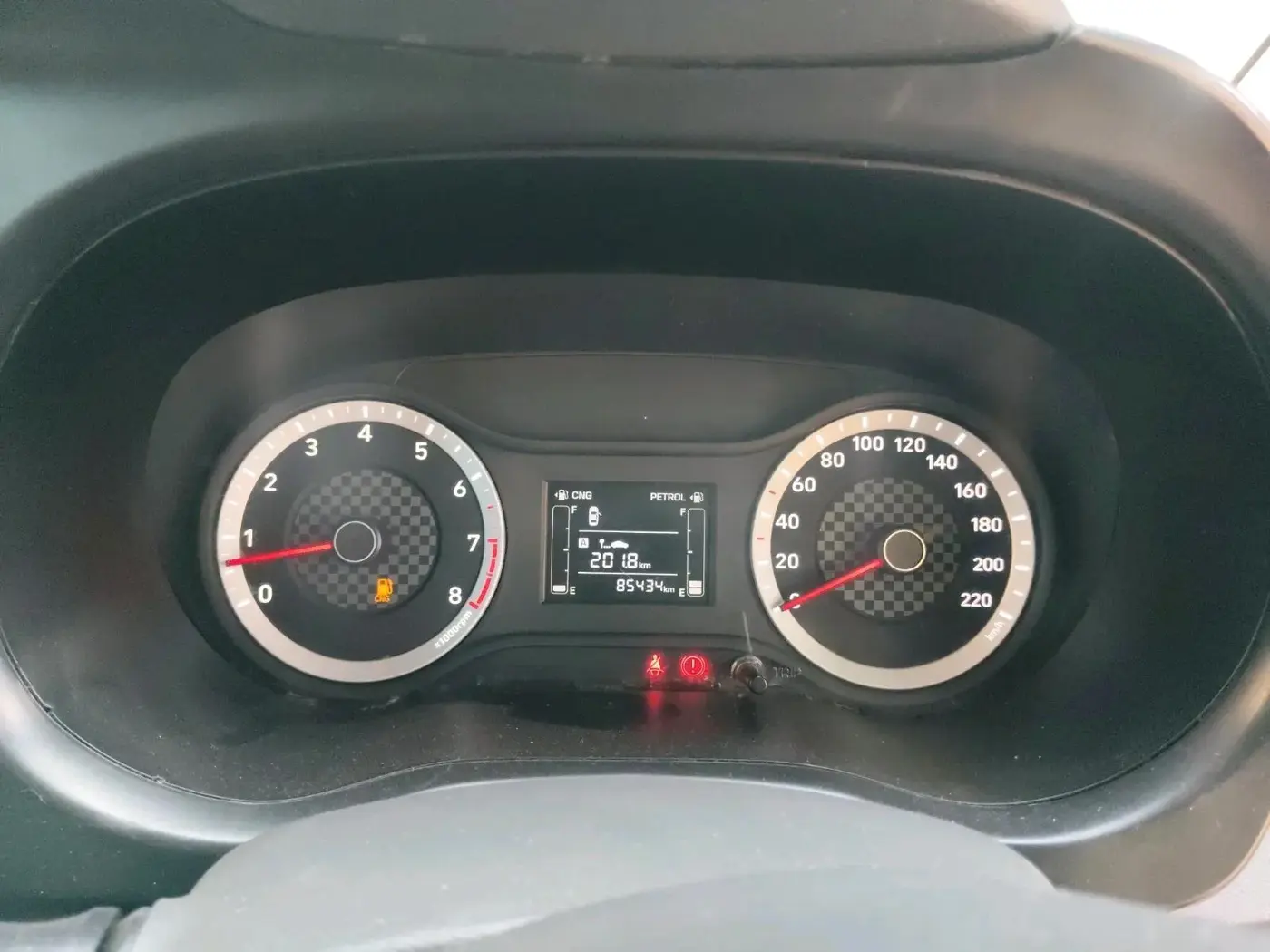 2020 Hyundai AURA S 1.2 CNG, CNG, Manual, 85,434 km, interior