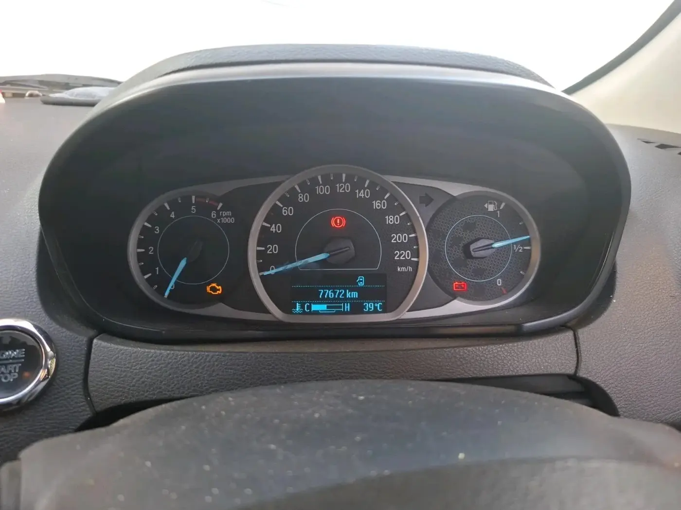 2019 Ford New Figo TITANIUM1.5 DIESEL, Diesel, Manual, 77,672 km, interior