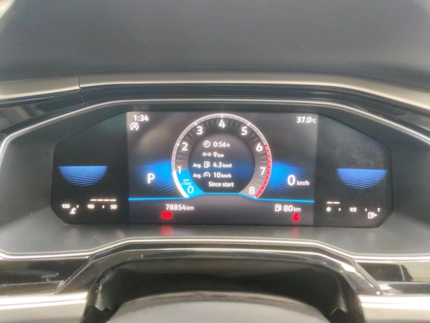 2022 Volkswagen VIRTUS TOPLINE TSI 1.0 AT, Petrol, Automatic, 78,854 km, interior