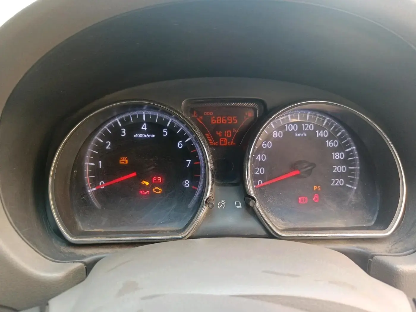 2012 Nissan Sunny XV PETROL, CNG, Manual, 68,695 km, interior