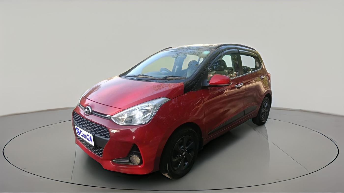 2018 Hyundai Grand i10 SPORTZ 1.2 KAPPA VTVT DUAL TONE, Petrol, Manual, 77,518 km, exterior