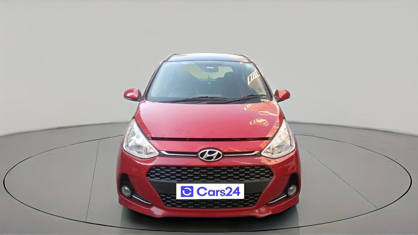 2018 Hyundai Grand i10 SPORTZ 1.2 KAPPA VTVT DUAL TONE, Petrol, Manual, 77,518 km, exterior