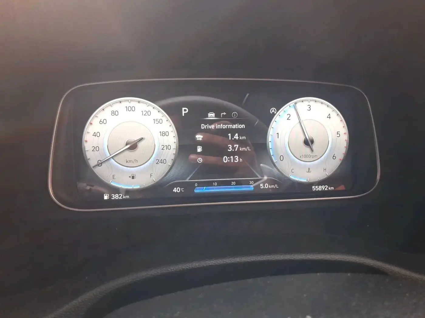 2024 Hyundai ALCAZAR 1.5 SIGNATURE (O) AT 7STR, Diesel, Automatic, 55,892 km, interior