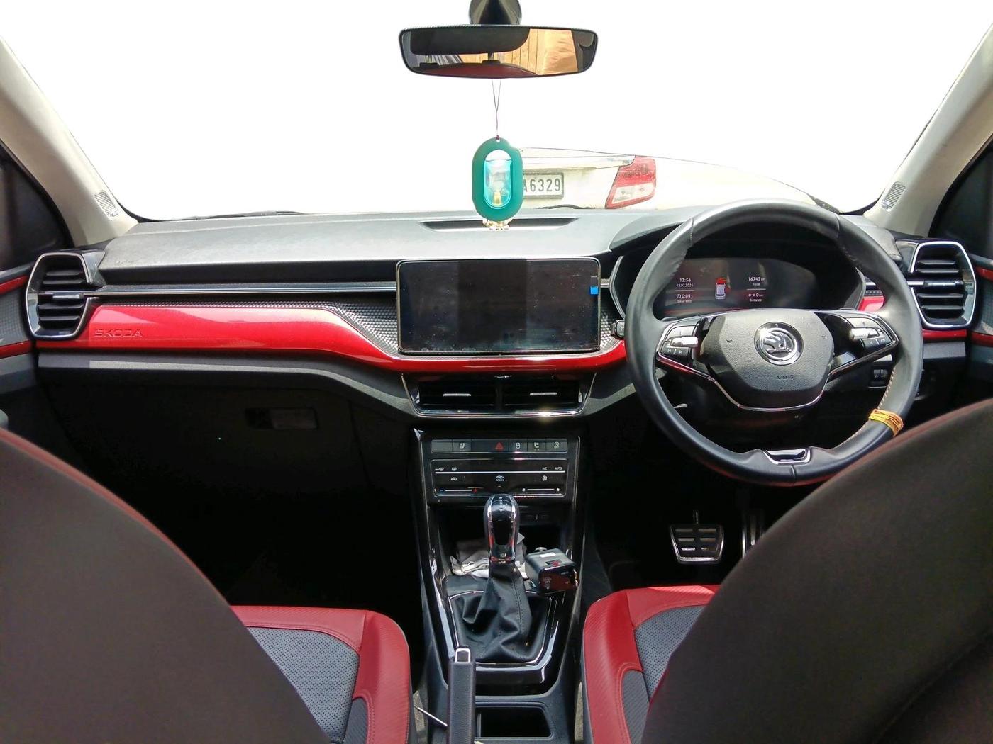 2025 Skoda KUSHAQ MONTE CARLO 1.0L TSI AT, Petrol, Automatic, 16,743 km, interior