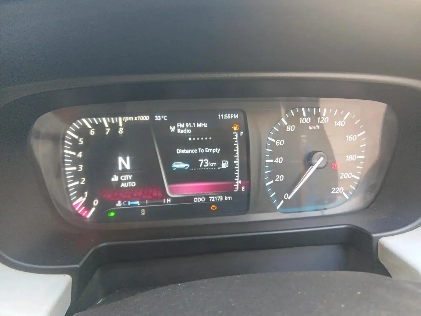2021 Tata PUNCH CREATIVE  AMT, Petrol, Automatic, 72,173 km, interior
