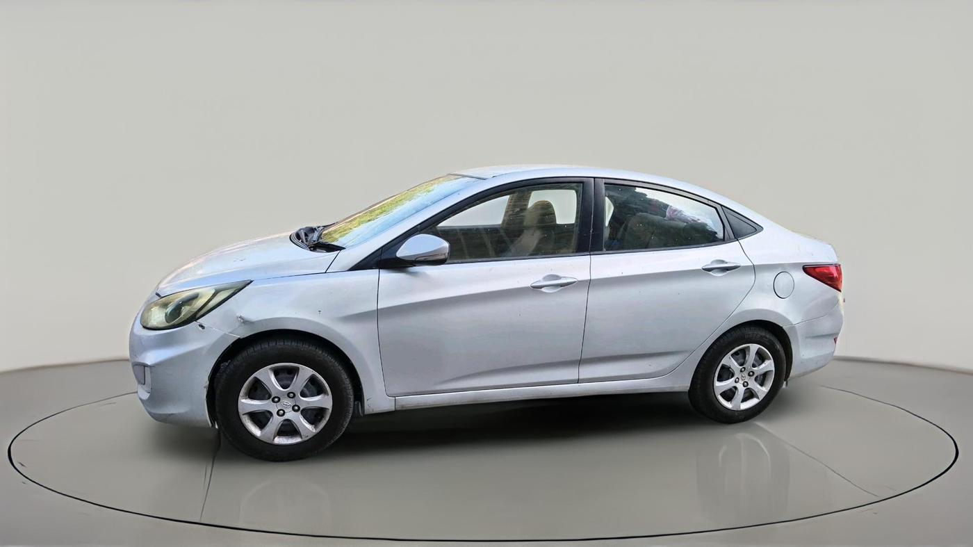 2012 Hyundai Verna FLUIDIC 1.6 VTVT EX, CNG, Manual, 1,09,202 km, exterior