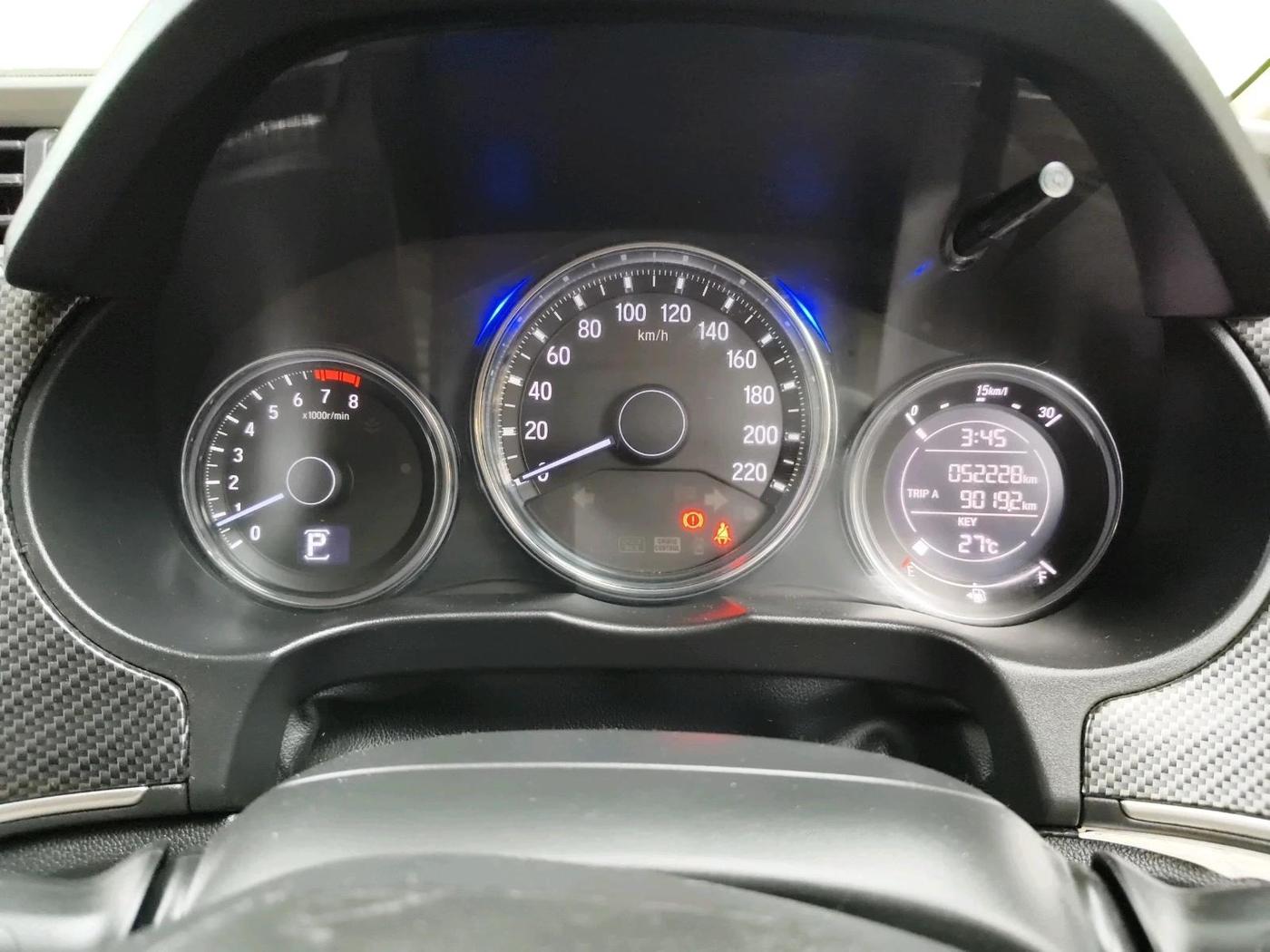 2018 Honda City 1.5L I-VTEC ZX CVT, CNG, Automatic, 52,228 km, interior