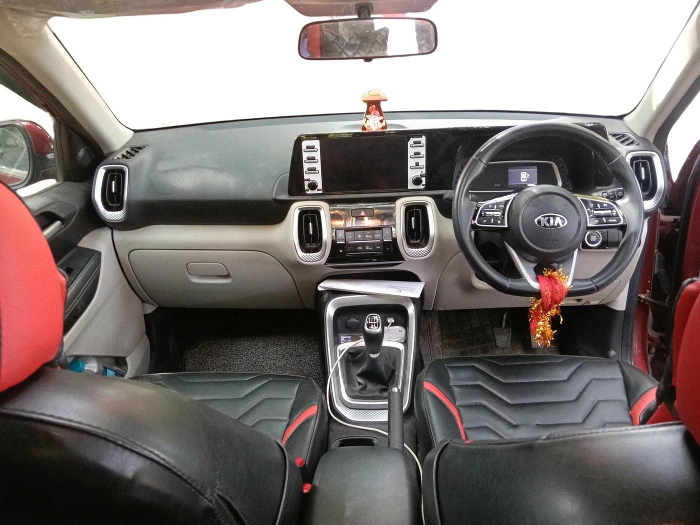 2021 KIA SONET HTX 1.0 IMT, Petrol, Manual, 18,589 km, interior