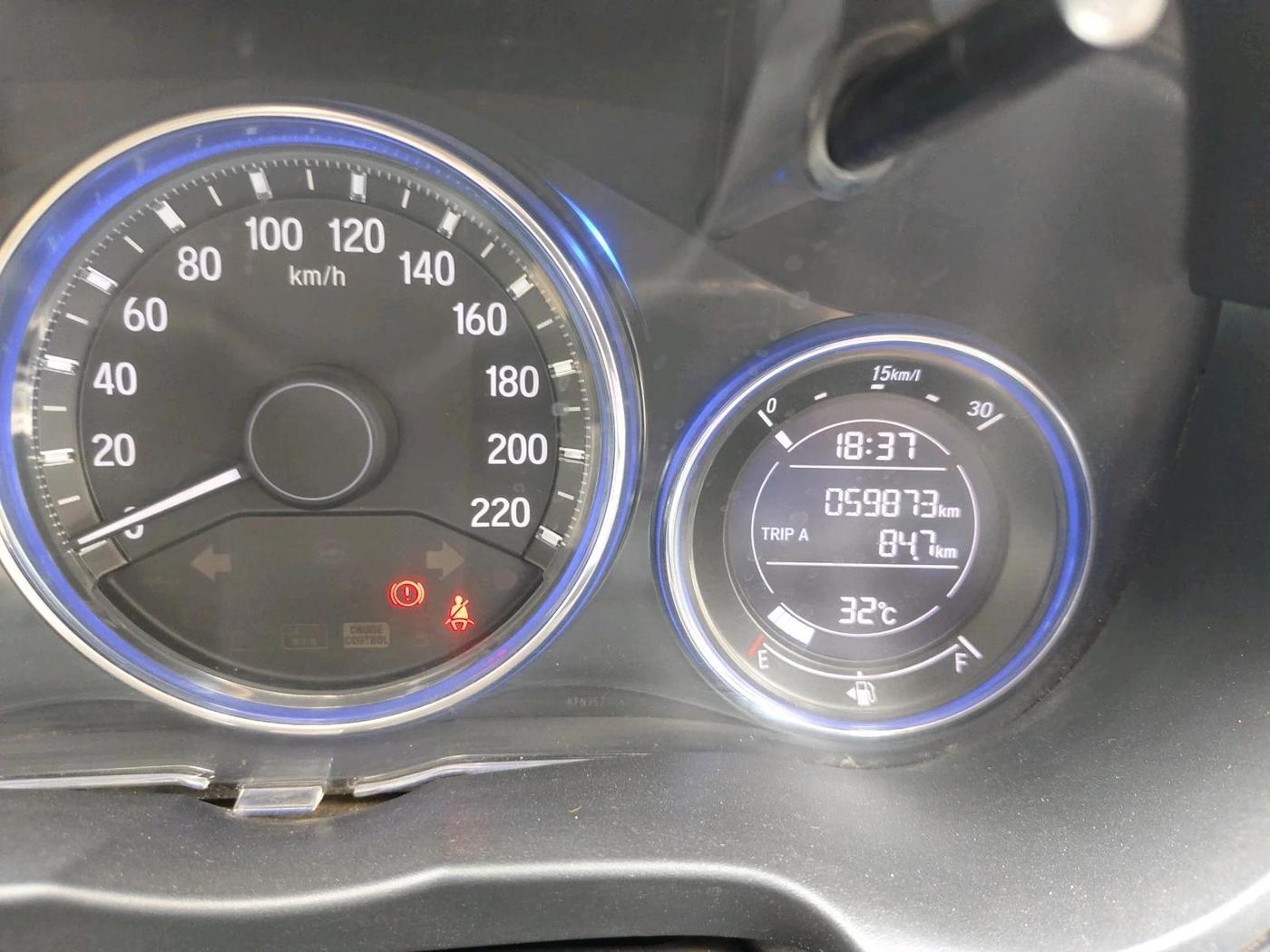 2017 Honda City 1.5L I-VTEC VX, Petrol, Manual, 59,873 km, interior